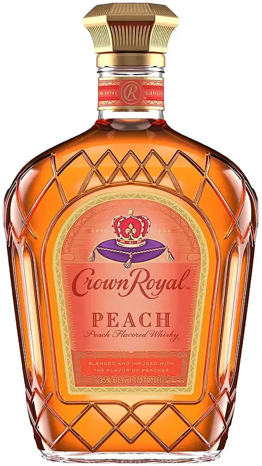 Crown Royal Peach Flavoured Canadian Whisky 1L | Barrel & Batch