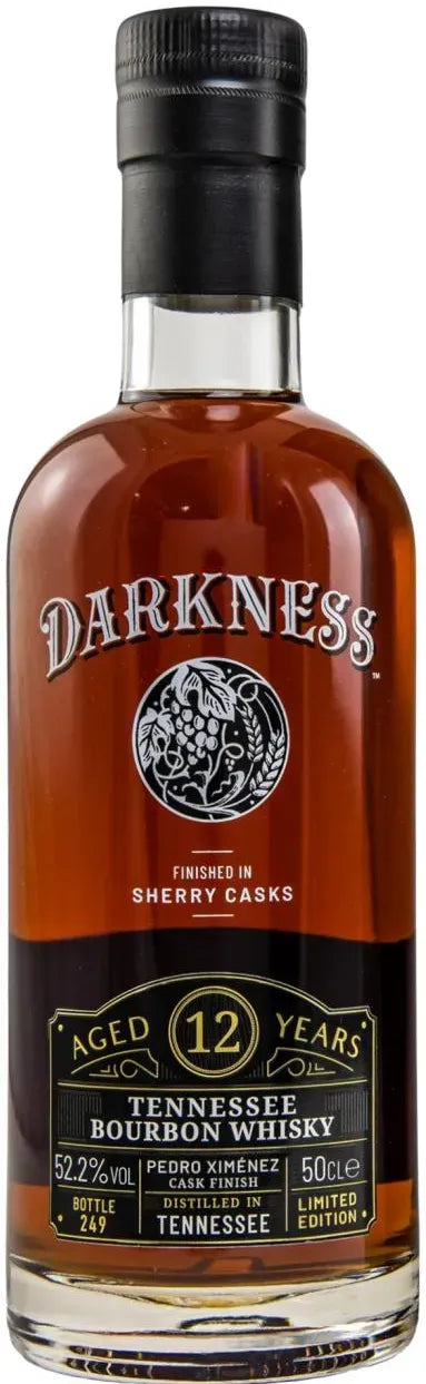 Buy Darkness 12 Year Old Pedro Ximenez Finish Tennesse Whiskey 500ml Online at Barrel and Batch