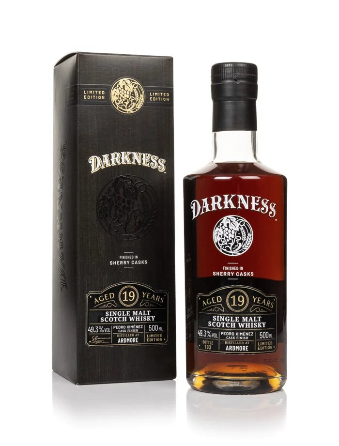 Darkness Ardmore 19 Year Old Pedro Ximénez 500ml-Spirits-Darkness-Afterpay-Alcohol-Delivery-Barrel-and-Batch-