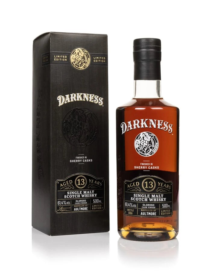 Darkness Aultmore 13 Year Old Oloroso 500ml-Spirits-Darkness-Afterpay-Alcohol-Delivery-Barrel-and-Batch-