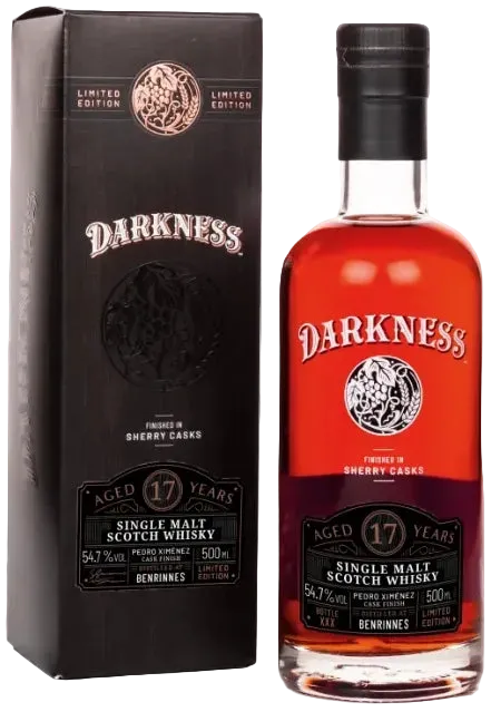 Buy Darkness Benrinnes 17 Year Old Pedro Ximénez 500ml Online at Barrel and Batch