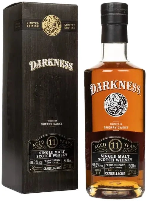 Darkness Craigellachie 11 Year Old Pedro Ximénez 500ml-Spirits-Darkness-Afterpay-Alcohol-Delivery-Barrel-and-Batch-