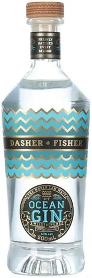 Dasher + Fisher Ocean Gin 500ml-Spirits-Dasher + Fisher-Afterpay-Alcohol-Delivery-Barrel-and-Batch-