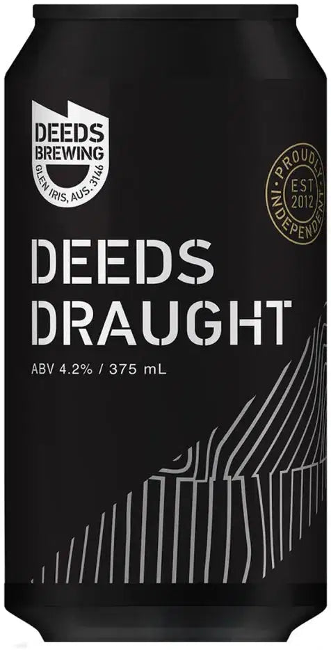 Deeds Brewing Deeds Draught 375ml-Beer-Deeds Brewing-Afterpay-Alcohol-Delivery-Barrel-and-Batch-