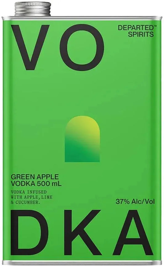 Buy Departed Spirits Green Apple Vodka 500 ml Online at Barrel and Batch