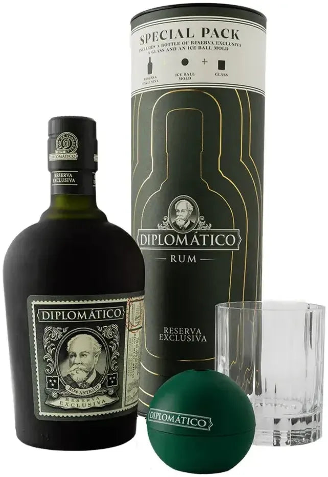 Buy Diplomatico Reserva Exclusiva Rum Cannister Gift Pack 700ml Online at Barrel and Batch