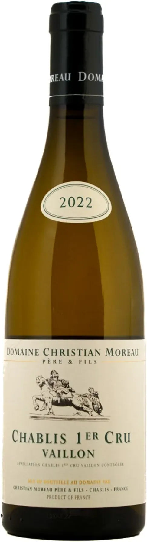 Domaine Christian Moreau Chablis 1er cru Vaillons Cuvee Guy Moreau 2022 750ml-Wine-Domaine Christian Moreau-Afterpay-Alcohol-Delivery-Barrel-and-Batch-