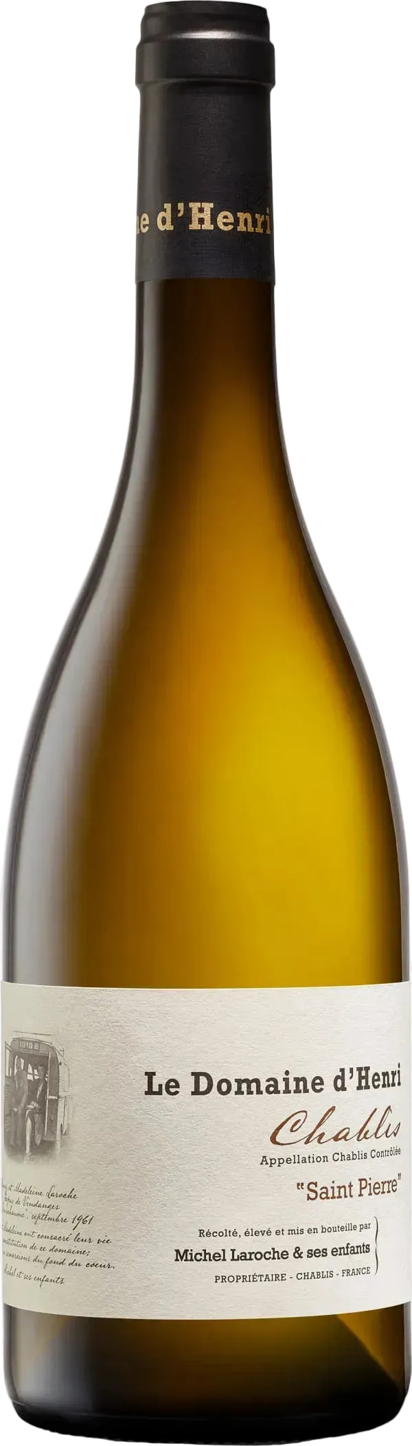 Buy Domaine D'Henri Chablis Saint Pierre 2022 750ml Online at Barrel and Batch