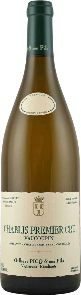 Domaine Gilbert Picq Chablis 1er Cru Vaucoupin 2023 750ml | Barrel & Batch