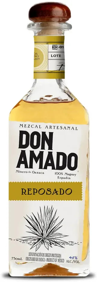 Don Amado Reposado Mezcal 700ml-Spirits-Don Amado-Afterpay-Alcohol-Delivery-Barrel-and-Batch-