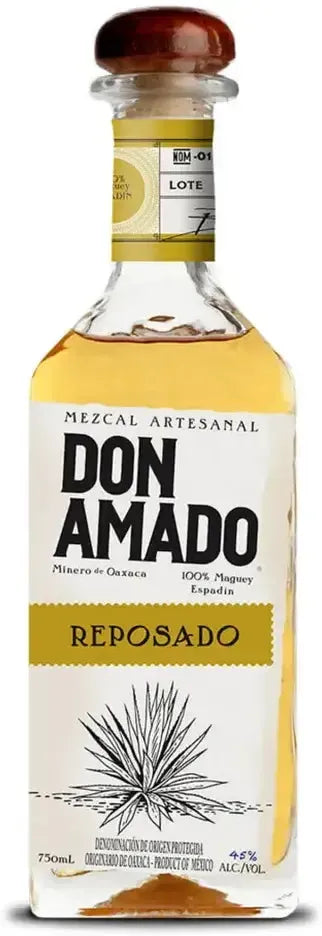 Buy Don Amado Reposado Mezcal 700ml Online at Barrel and Batch