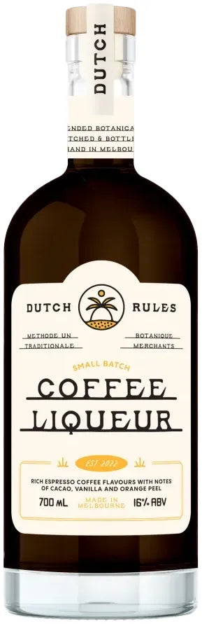 Buy Dutch Rules Coffee Liqueur 700ml Online at Barrel and Batch