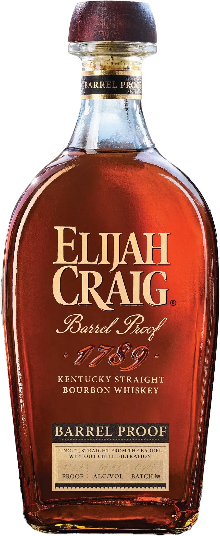 Elijah Craig Barrel Proof C922 124.8 Proof Bourbon Whiskey 700ml-Spirits-Heaven Hill Distillery-Afterpay-Alcohol-Delivery-Barrel-and-Batch-