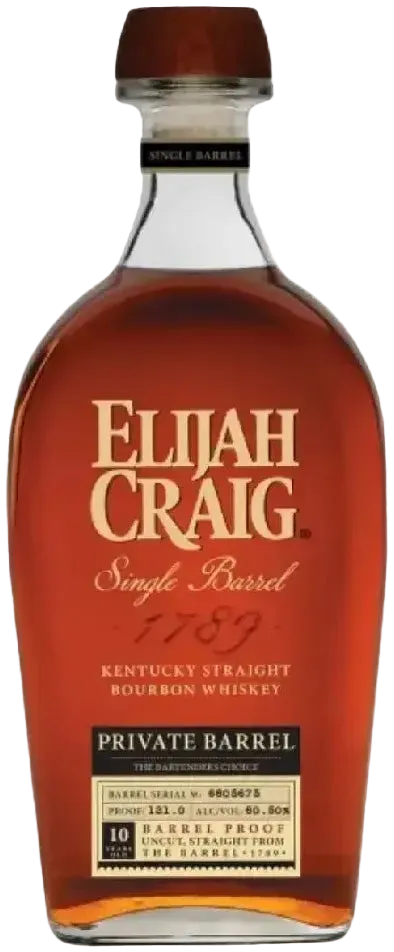 Elijah Craig The Bartenders Choice Single Barrel Kentucky Straight Bourbon Whiskey 700ml | Barrel & Batch