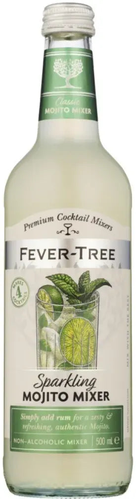 Fever Tree Mojito Mixer 500ml-Cocktail Mixes-Fever Tree-Afterpay-Alcohol-Delivery-Barrel-and-Batch-