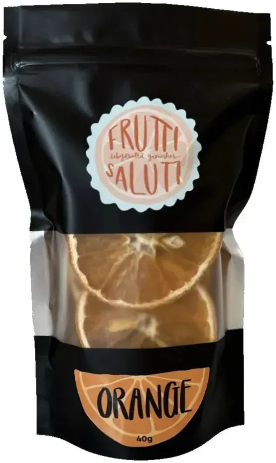 Buy Frutti Saluti Orange 12 x 40gm Online at Barrel and Batch