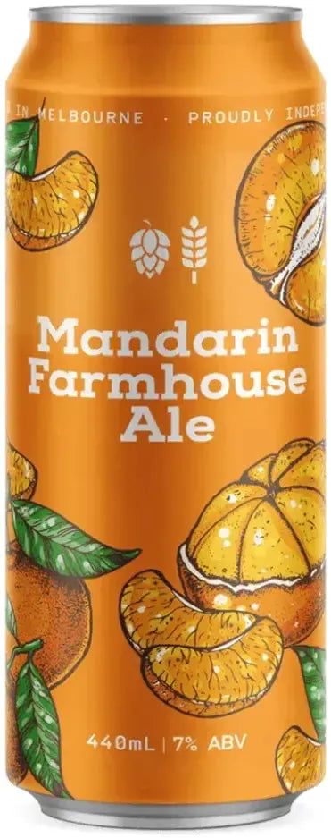 Buy Fury and Son Brewing Mandarin Farmhouse Ale 440ml Online at Barrel and Batch