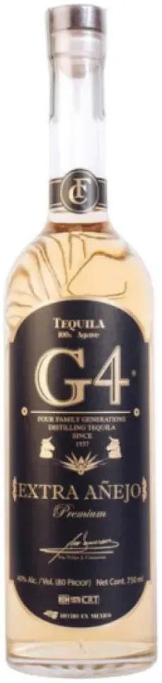 G4 Extra Anejo Tequila 750ml-Spirits-G4-Afterpay-Alcohol-Delivery-Barrel-and-Batch-