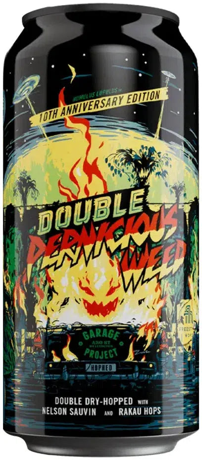 Buy Garage Project Double Pernicious Weed 440ml Online at Barrel and Batch