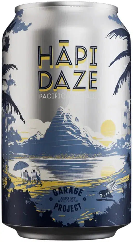 Garage Project Hapi Daze Pacific Pale Ale 330ml-Beer-Garage Project-Afterpay-Alcohol-Delivery-Barrel-and-Batch-
