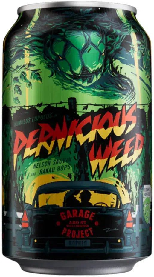 Garage Project Pernicious Weed Double IPA 330ml-Beer-Garage Project-Afterpay-Alcohol-Delivery-Barrel-and-Batch-