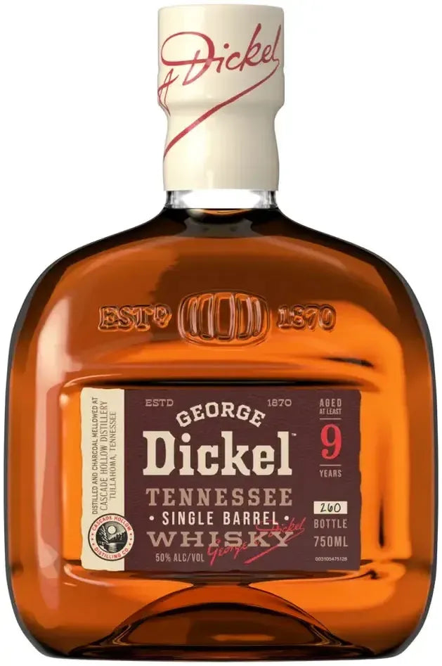 Buy George Dickel 9 Year Old Hand Selected Barrel Whisky 750ml Online at Barrel and Batch