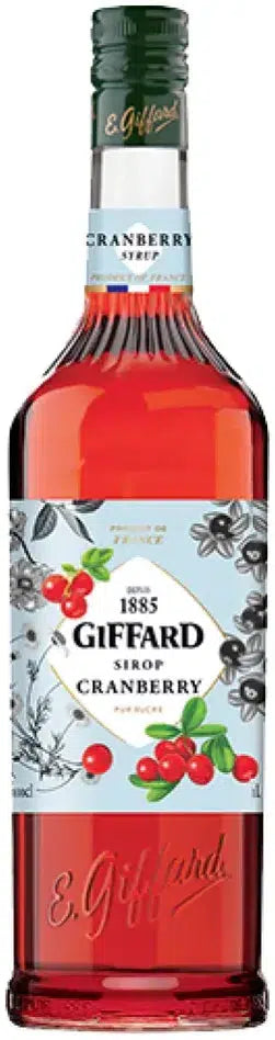 Buy Giffard Cranberry Syrup 1L Online at Barrel and Batch