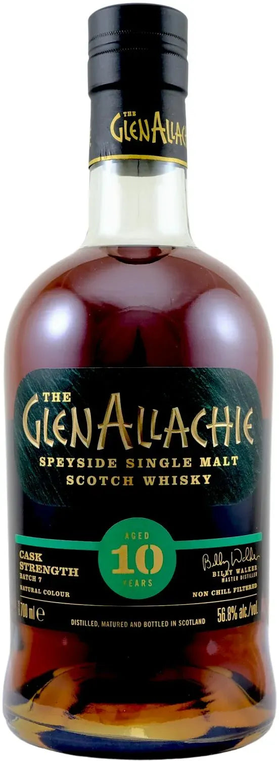 Buy GlenAllachie 10 Year Cask Strength Batch #7 Single Scotch Whisky 700ml Online at Barrel and Batch