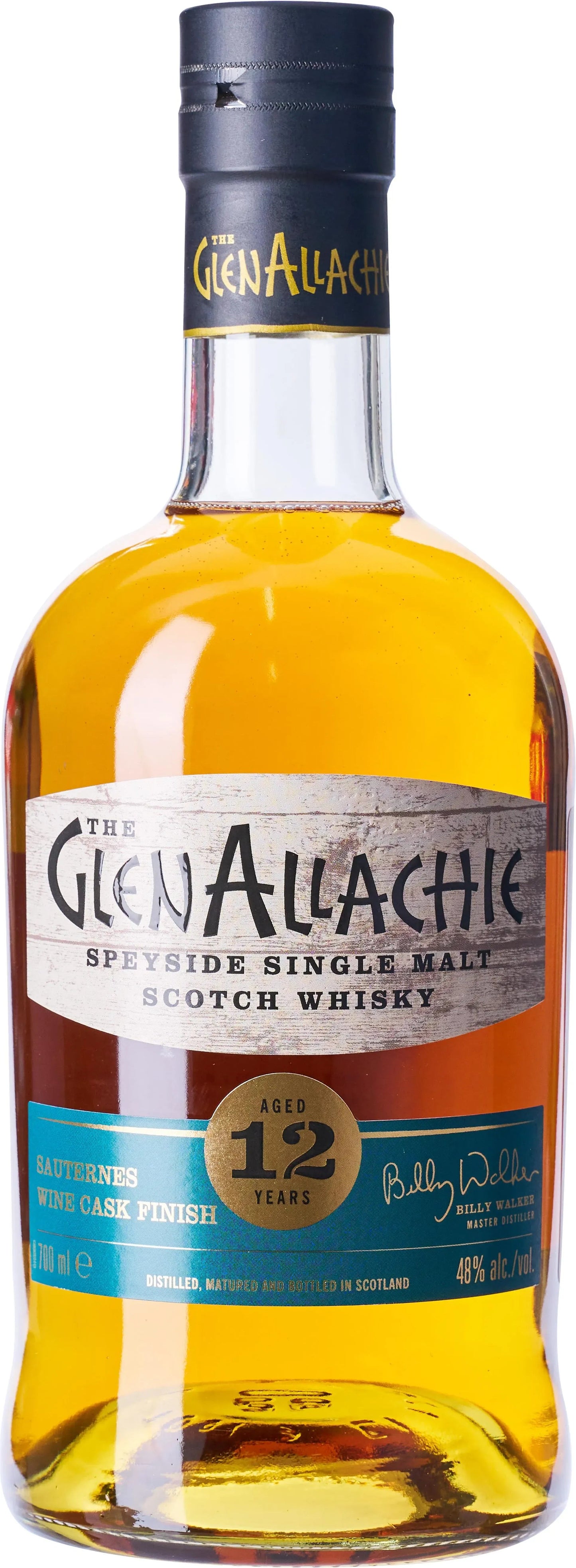 GlenAllachie 12 Year Sauterns Finish Single Malt Scotch Whisky 700ml-Spirits-GlenAllachie-Afterpay-Alcohol-Delivery-Barrel-and-Batch-