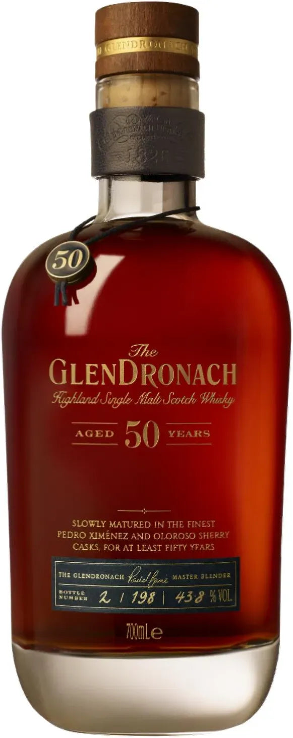 Glendronach 50 Year Old Single Malt Scotch Whisky 700ml-Spirits-Glendronach-Afterpay-Alcohol-Delivery-Barrel-and-Batch-