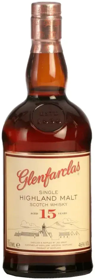 Buy Glenfarclas 15 Year Old Single Malt Scotch Whisky 700ml Online at Barrel and Batch