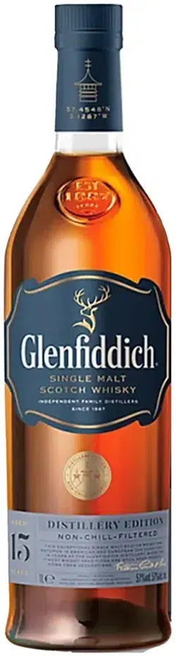 Glenfiddich 15 Year Old Distillers Ed. Single Malt Scotch Whisky 1L-Spirits-Glenfiddich-Afterpay-Alcohol-Delivery-Barrel-and-Batch-