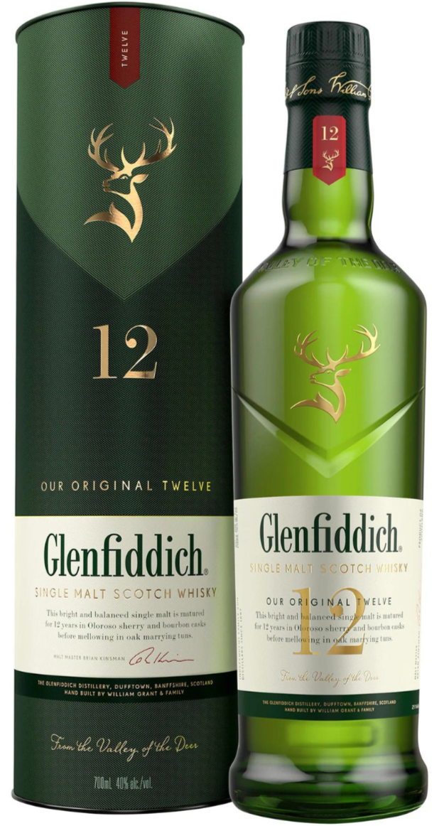 Glenfiddich 12 Year Old Special Reserve Single Malt Scotch Whisky 700ml