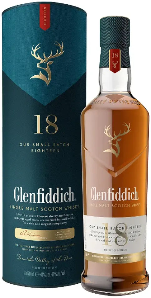 Glenfiddich 18 Year Old Ancient Reserve Single Malt Scotch Whisky 700ml