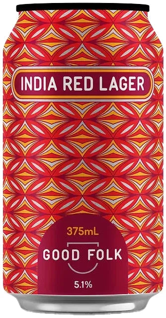 Good Folk India Red Lager 16 Pack Cans 375ml | Barrel & Batch
