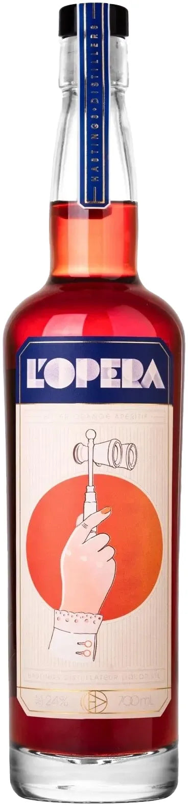 Hastings Distillers L'Opera Bitter Orange 700ml-Spirits-Hastings Distillers-Afterpay-Alcohol-Delivery-Barrel-and-Batch-