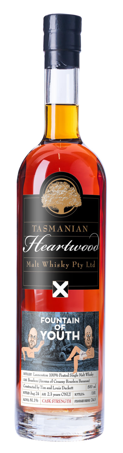 Buy Heartwood Fountain Of Youth Single Malt Whisky 500ml Online at Barrel and Batch