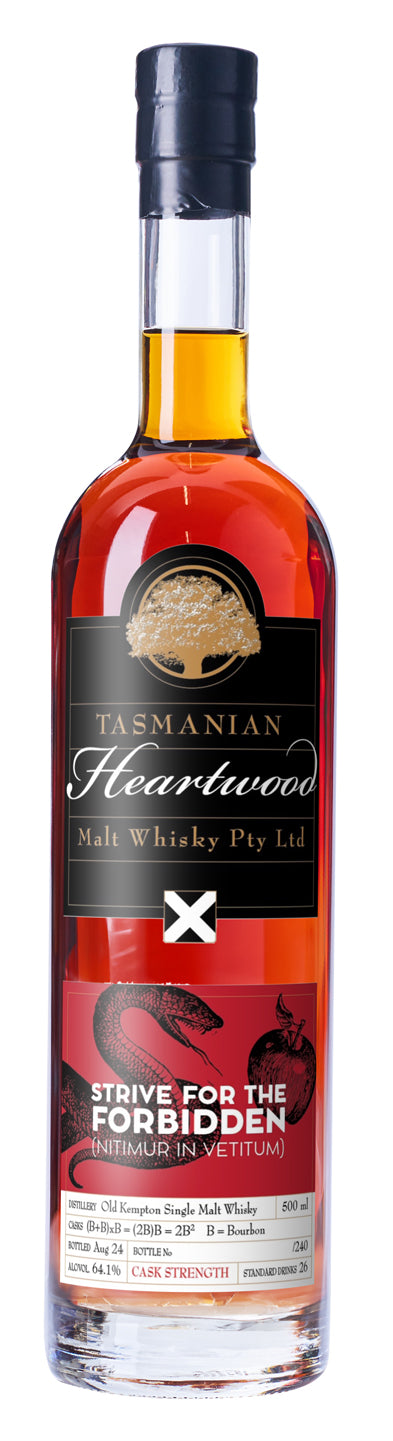 Heartwood Strive For The Forbidden Single Malt Whisky 500ml-Spirits-Heartwood-Afterpay-Alcohol-Delivery-Barrel-and-Batch-