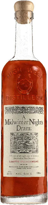 High West A Midwinter Night Dram Act 11 Scene 11 Straight Rye Whiskey 750ml-Spirits-High West-Afterpay-Alcohol-Delivery-Barrel-and-Batch-