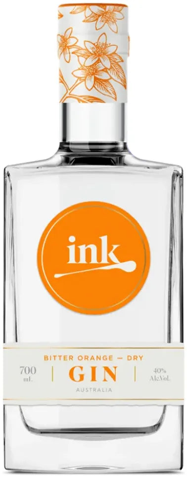 Husk Distillers Ink Bitter Orange Gin 700ml-Spirits-Husk Distillers-Afterpay-Alcohol-Delivery-Barrel-and-Batch-