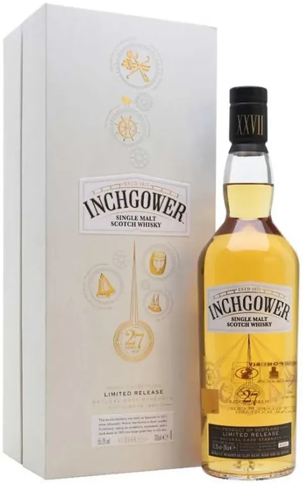 Inchgower 27 Year Old Cask Strength Single Malt Scotch Whisky 700ml-Spirits-Inchgower-Afterpay-Alcohol-Delivery-Barrel-and-Batch-