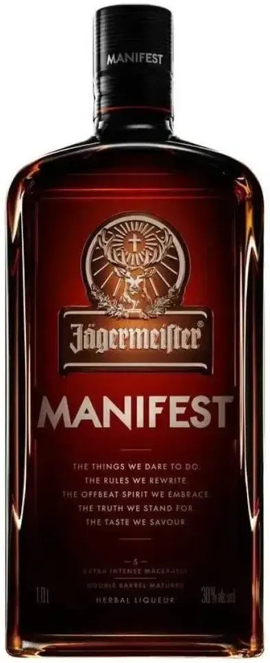 Buy Jagermeister Manifest 1L Online at Barrel and Batch