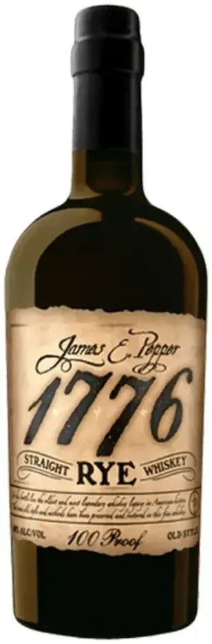 Buy James E Pepper 1776 100 Proof Straight Rye Whiskey 750ml Online at Barrel and Batch