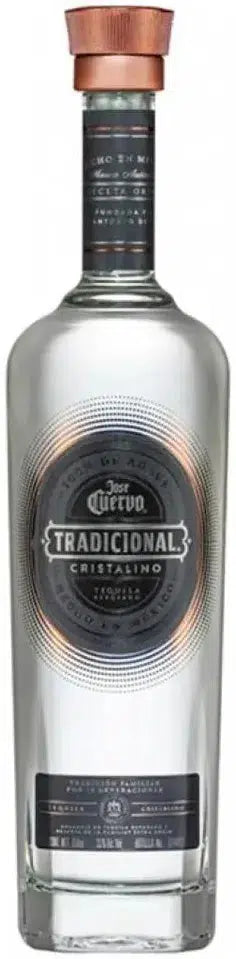 Jose Cuervo Tradicional Cristalino Reposado Tequila 1.75L-Spirits-Jose Cuervo-Afterpay-Alcohol-Delivery-Barrel-and-Batch-