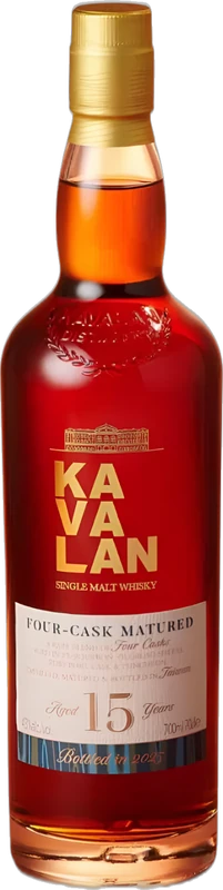 Kavalan 15 Year Old Four Cask 2025 Edition Single Malt Taiwanese Whisky 700ml | Barrel & Batch