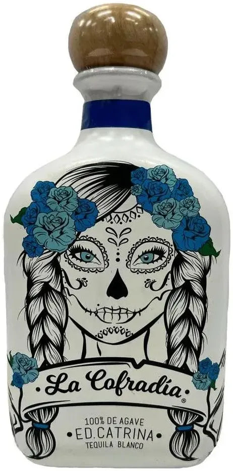 La Cofradia Catrina Vidrio Blanco Tequila 700ml-Spirits-La Cofradia-Afterpay-Alcohol-Delivery-Barrel-and-Batch-