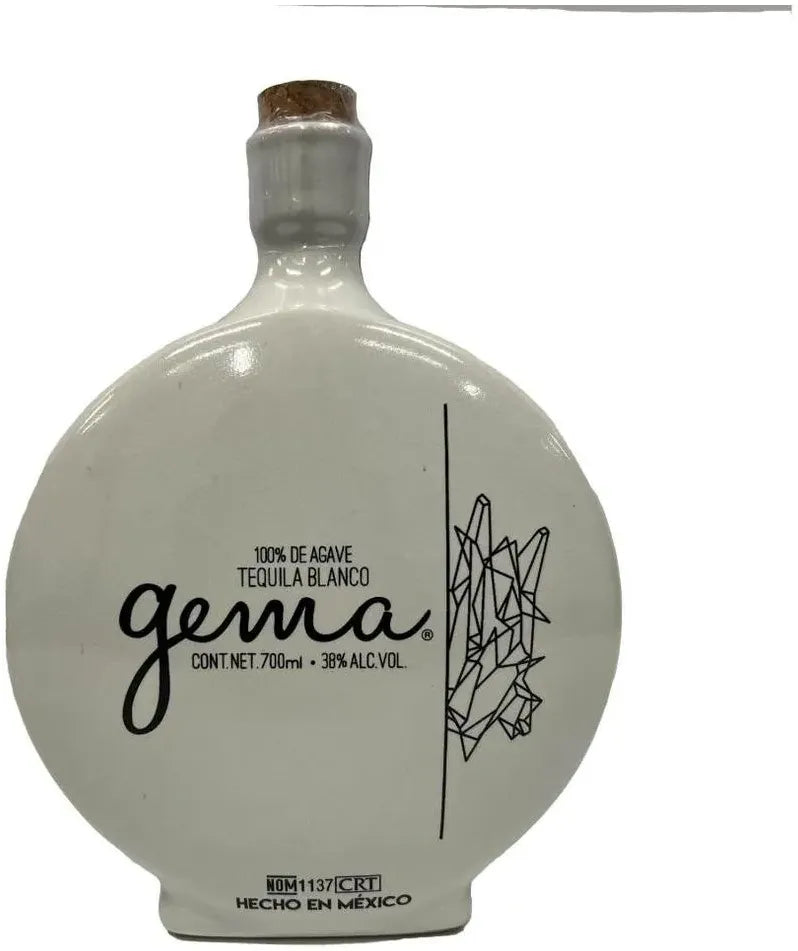 La Cofradia Ceramica Gema Silver Tequila 700ml-Spirits-La Cofradia-Afterpay-Alcohol-Delivery-Barrel-and-Batch-