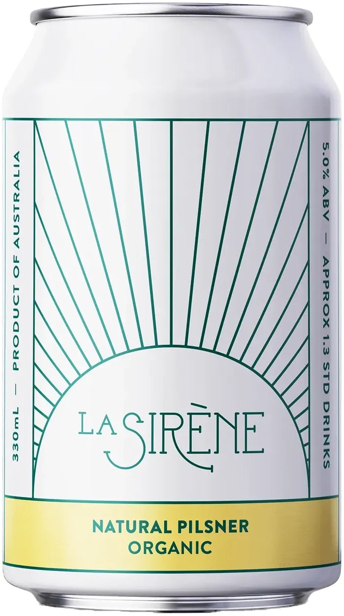 Buy La Sirene Natural Pilsner 330ml Online at Barrel and Batch