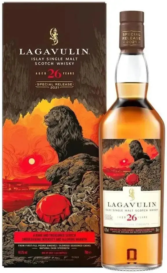 Buy Lagavulin 26 Year Old 2021 Release Malt Scotch Whisky 700ml Online at Barrel and Batch
