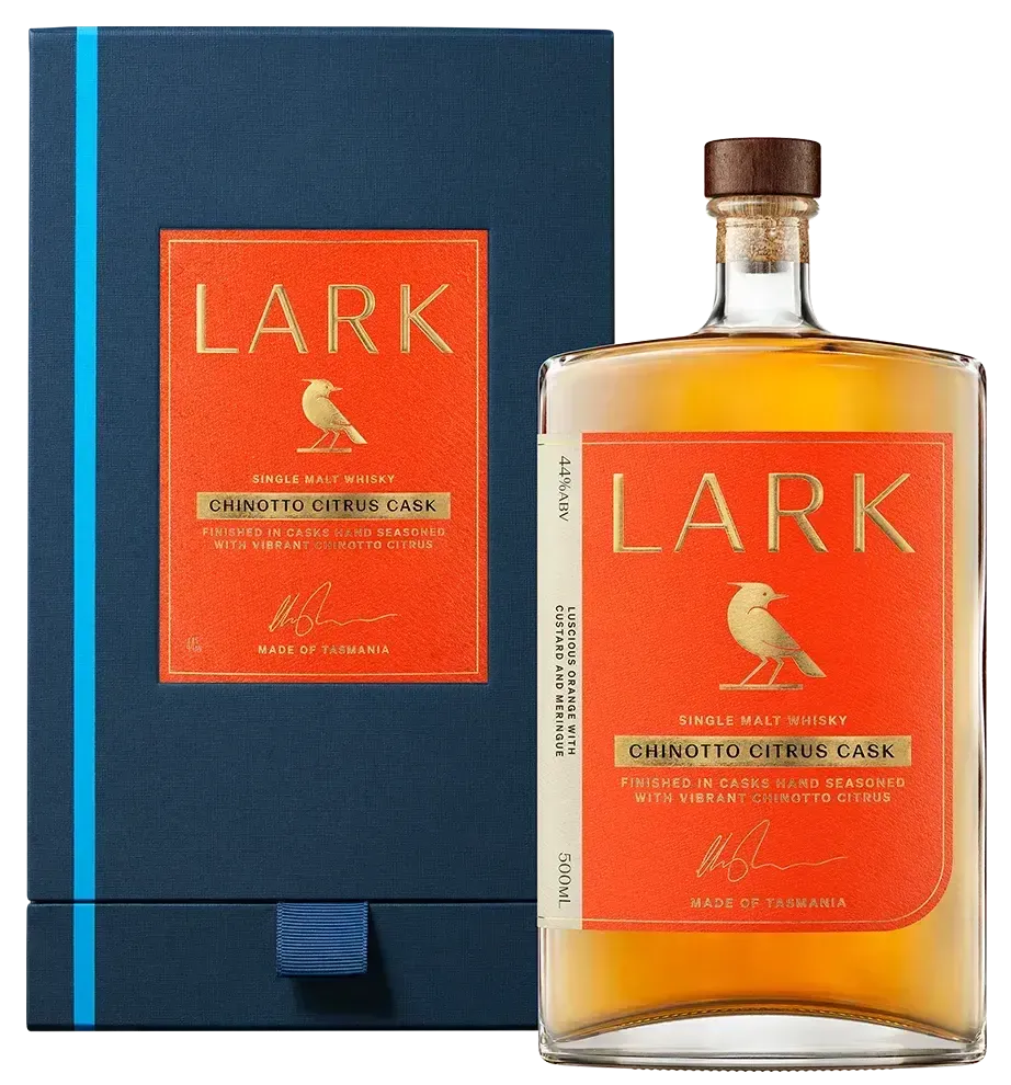 Buy Lark Distillery Chinotto Citrus Cask Single Malt Whisky 500ml Online at Barrel and Batch